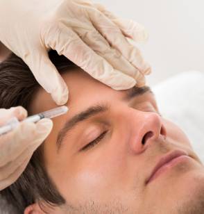 Man undergo dysport injections Man undergo dysport injections