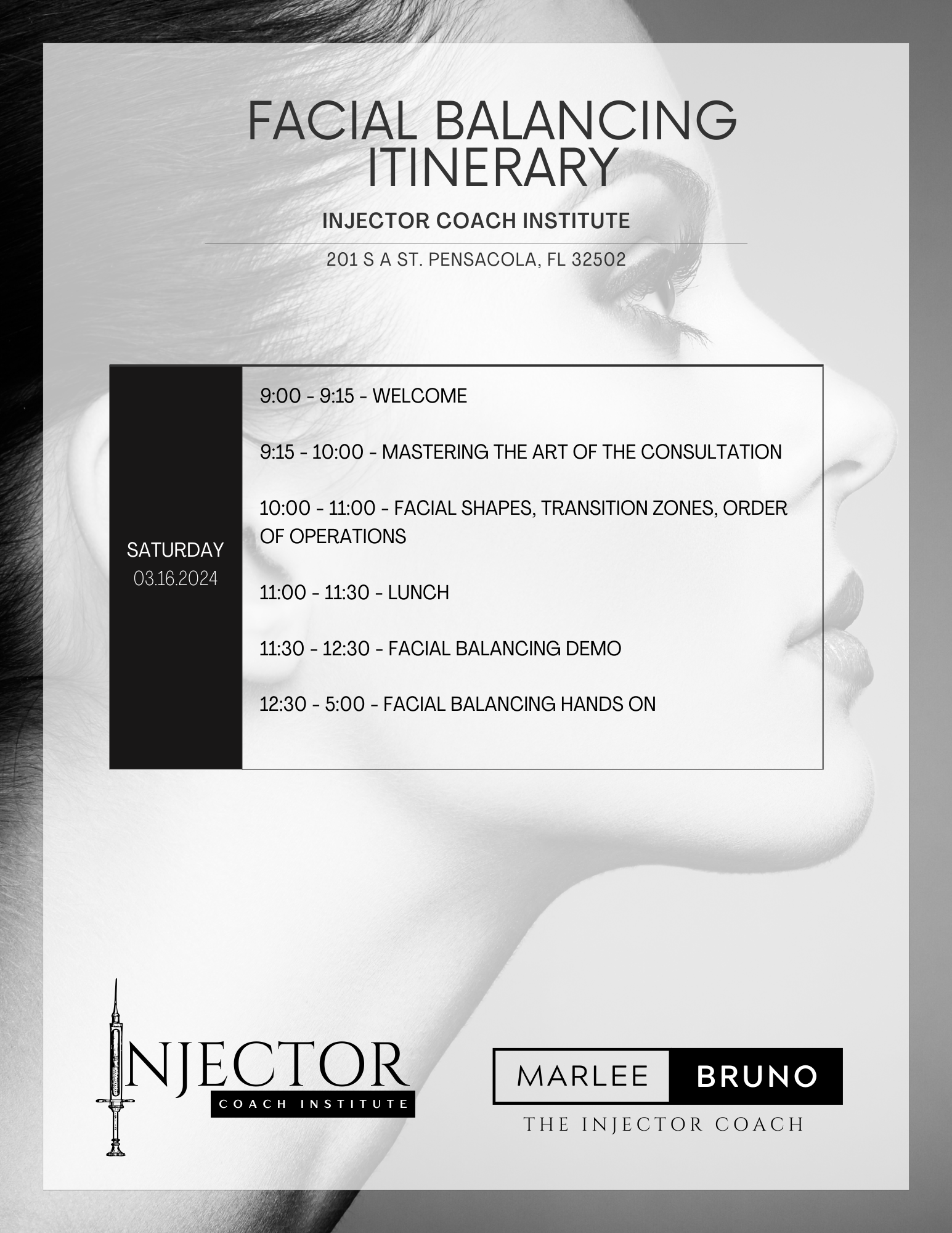 Facial Balancing Itinerary